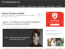 Tablet Screenshot of designgrapher.com